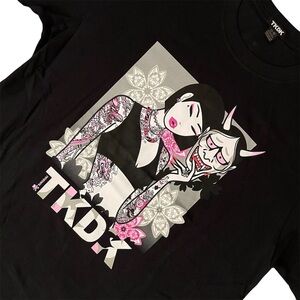 Tokidoki Demonized Hannya Oni Demon Mask Girl T-Shirt Men’s Large Tee Rare NWT